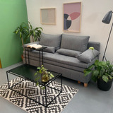 Sofa Cama 2 Plazas 2 Cuerpos Convertible Living Sillon Color
