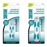 Kit Cortador De Unha Trim Pé E Mão Emborrachado Easyhold