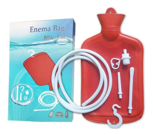 2l Portátil Intestino Limpeza Enema Terno Borracha Enema