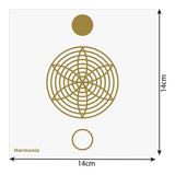 Placa Harmonia - Radiestesia Radiônica 14x14 (cm)