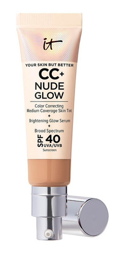 It Cosmetics Cc Nude Glow+ (base De Maquillaje) 40 Fps