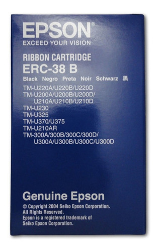 Cinta Erc-38b Para Impresoras Epson Tm-u220 (erc38b)
