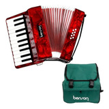 Acordeon Sanfona 8 Baixos Semi Profissional Benson Bac08