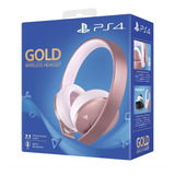 Audifonos Para Playstation 4 Originales Wireless Gold