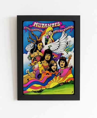 Quadro Decorativo Mutantes E Seus Cometas No Pais Do Baurets