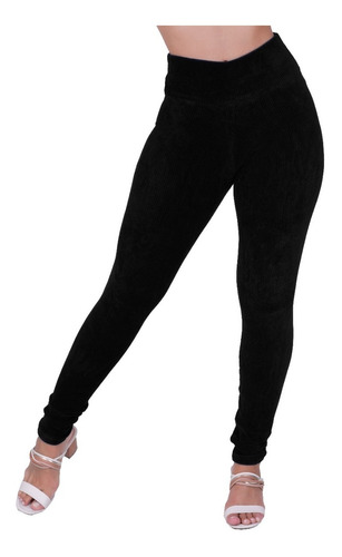 Calça Feminina Cotele Veludo Grossa Inverno Qualidade Leg