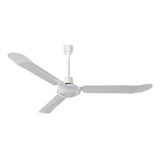 Ventilador De Techo Halux Metal - 3 Aspas - 5 Vel. - 142 Cm Color De La Estructura Blanco