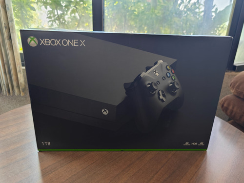 Xbox One X 1tb Color Negro Microsoft