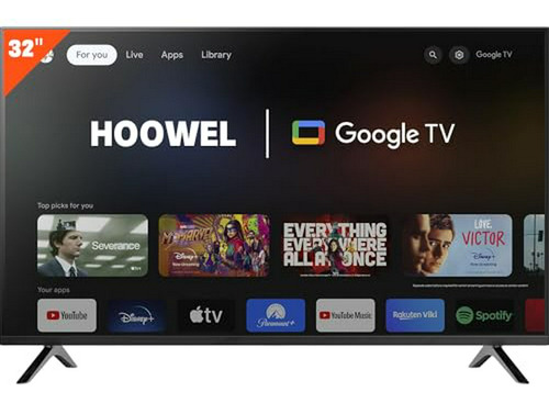 Televisor Smart 32  Con Google Tv, Google Assistant Incorpor