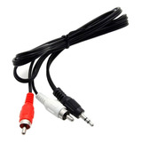 Cable Miniplug 3.5 A 2 Rca Para Audio Pc A Tv Villa Urquiza