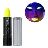 Batom Neon Fluorescentes Maquiagem 3,5gr Brilha Balada Ylw