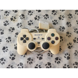 Controle Original Branco Ceramic White Playstation 2 - Leia 