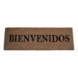 Alfombra Felpudo Bienvenidos Fibra De Coco Y Goma 75x25cm