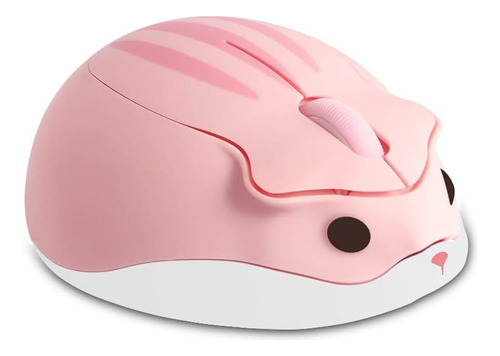 Mouse Inalambrico Digiblusky, Con Forma De Hamster, Rosa