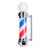 Barber Pole Poste De Barbeiro Decoração Barbearia 85cm