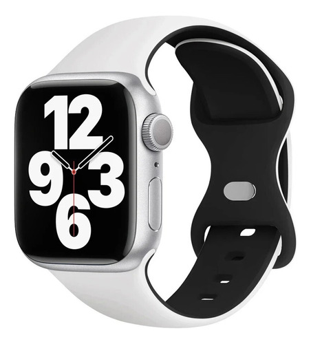 Pulseira De Silicone De Duas Cores Para Pulseira Apple Watch