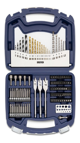 Set Kit Bremen 101 Pz Mechas Puntas Paleta Titanio 7727 Dgm