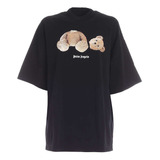 Playera Street Palm Angels Osito Decapitado Bear Negro