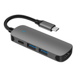 Base Usb Tipo C Hdmi Usb C Para Macbook Pro 2018/2019/2020.