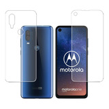 Micas De Hidrogel Delantera Y Trasera Motorola One Vision