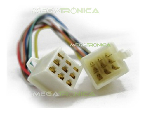 Ficha Cable Conector Empalme 9 Vias Parlantes Macho Hembra