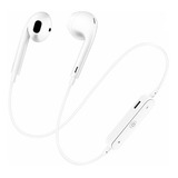 Fones De Ouvido Via Bluetooth In Ear Interligado Branco
