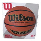 Basketball, #7 Wilson Mvp295 Color Naranja