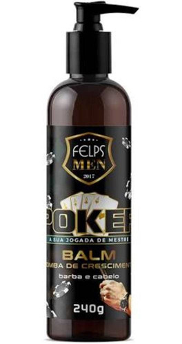 Felps Men Balm Bomba Para Barba E Cabelo Poker 240g