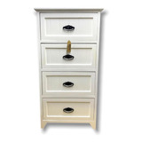 Mueble Lacado 4 Cajones White - S4295