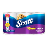 Papel Higienico Scott Rindemax 6*25mt (2 Pack)-super