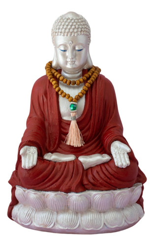 Buda Kuan Yin De Yeso Pintado A Mano 