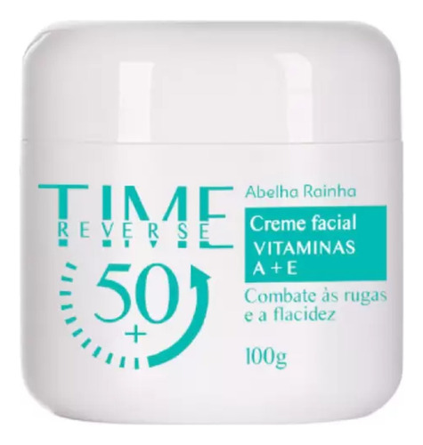 Creme Facial Abelha Rainha Time Reverse 50 Anos + 100g