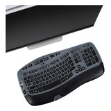 Protector De Teclado Negro Para Logitech K350 Wave