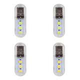 4 Sets Night Light 3 Led 3-5v 500ma 200lm 3000k/7000k Usb