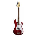 Bajo Electrico Precision 4 Cuerdas Newen Red Wood