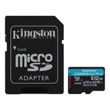 Cartão Microsdxc 512gb Kingston Canvas Go Plus Uhs -170mb/s