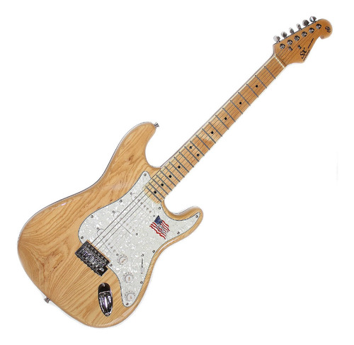 Guitarra Electrica Sx Stratocaster Ash Series Natural