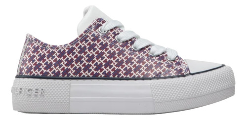 Tenis Tommy Hilfiger Para Mujer Low Cut Lace Up 2289 A4