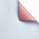 Papel De Envoltura Regalos Bicolor Empaque  20 Hojas 58*58cm Frijol Rojo + Azul Nuevo