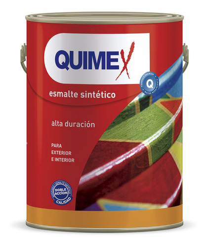 Esmalte Sintético Brillante 4 Litros Grupo 2 Quimex Pinturas Color Traful