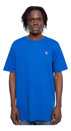 Camiseta Nba Warriors Minipatch N0512 - Azul