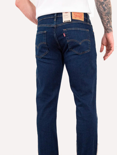 Calça Levis Jeans 511 Slim Stretch Wear Dark Blue Escura