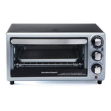 Horno De Mesa Eléctrico Hamilton Beach 31142 1l Silver 120v