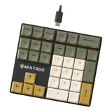 Teclado Numérico Com Fio De 33 Teclas Pbt Keycaps Mini