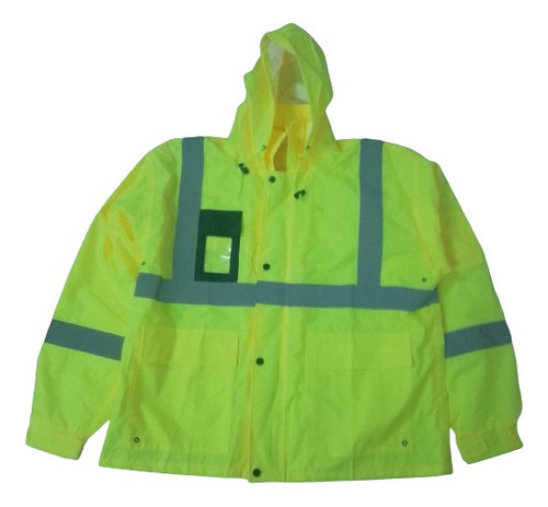 Traje - Piloto De Lluvia Impermeable Con Reflectante