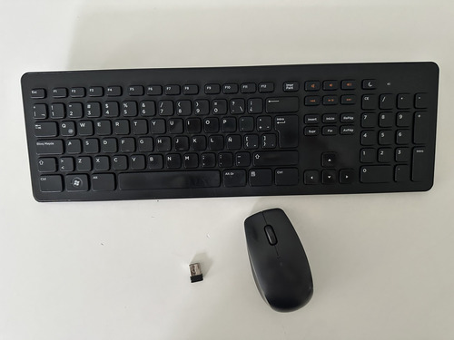 Kit Teclado Y Mouse Dell Km636 Inalámbrico Español