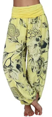 A Pantalones Harem Holgado Hippie Boho Talla Grande Para