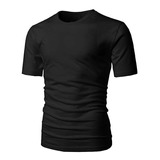 Pack X 2 Remeras Entalladas Cuello Redondo Slim Fit Premium