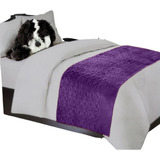 Piecera De Cama Tela Plush Y Genero Reversible |150