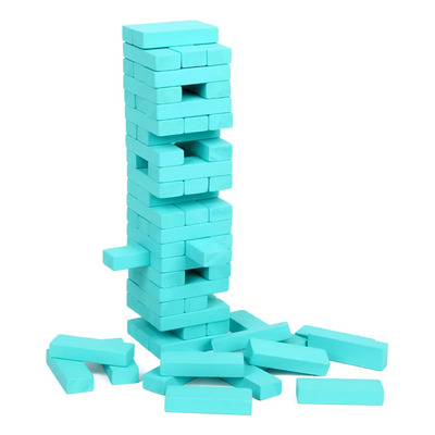 Juego De Mesa Tipo Jenga Bloques Apilables De Madera | Envío gratis